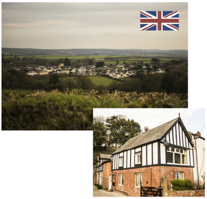 イギリス西部風景画像